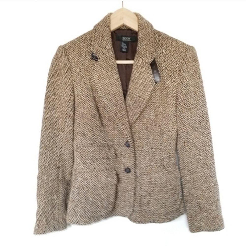 Victoria Secrets | Single breast Tweed Women's Blazer Jacket size 2
